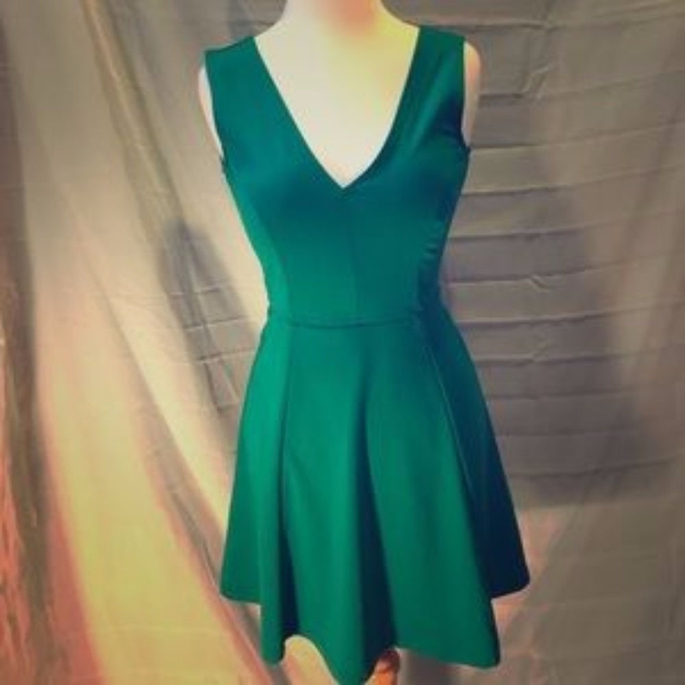 H&M Emerald Green Dress Large $8