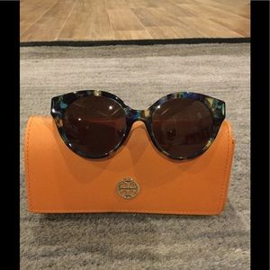 Tory Burch Turquoise Tortoise Sunglasses