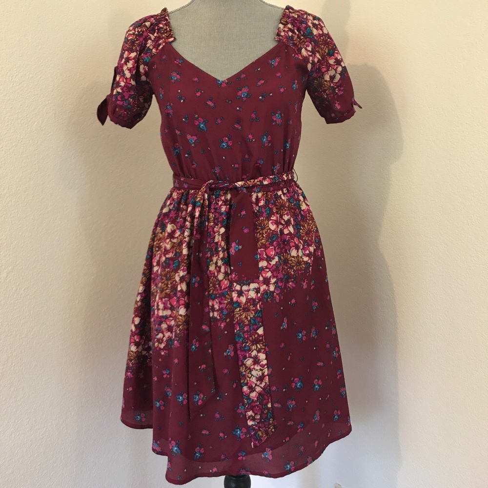 Plum Flower dress