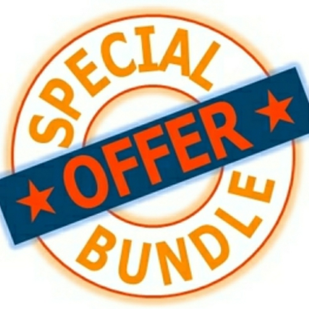 Bundle items and I'll send a special offer!!