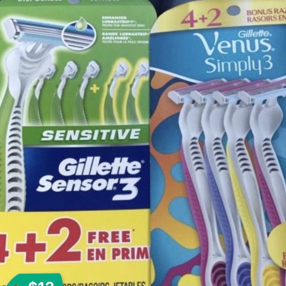 Gillete razors