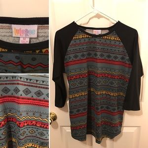 Lularoe - Randy - black/red/yellow/green