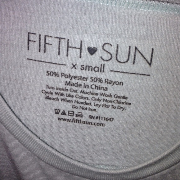 Teal light blue muscle tee - Picture 2 of 4