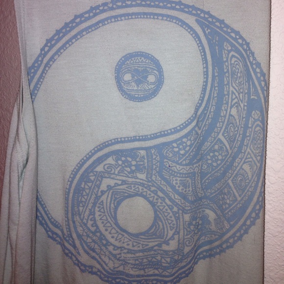 Teal light blue muscle tee - Picture 4 of 4