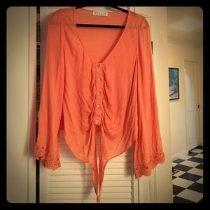 Adorable Coral Top