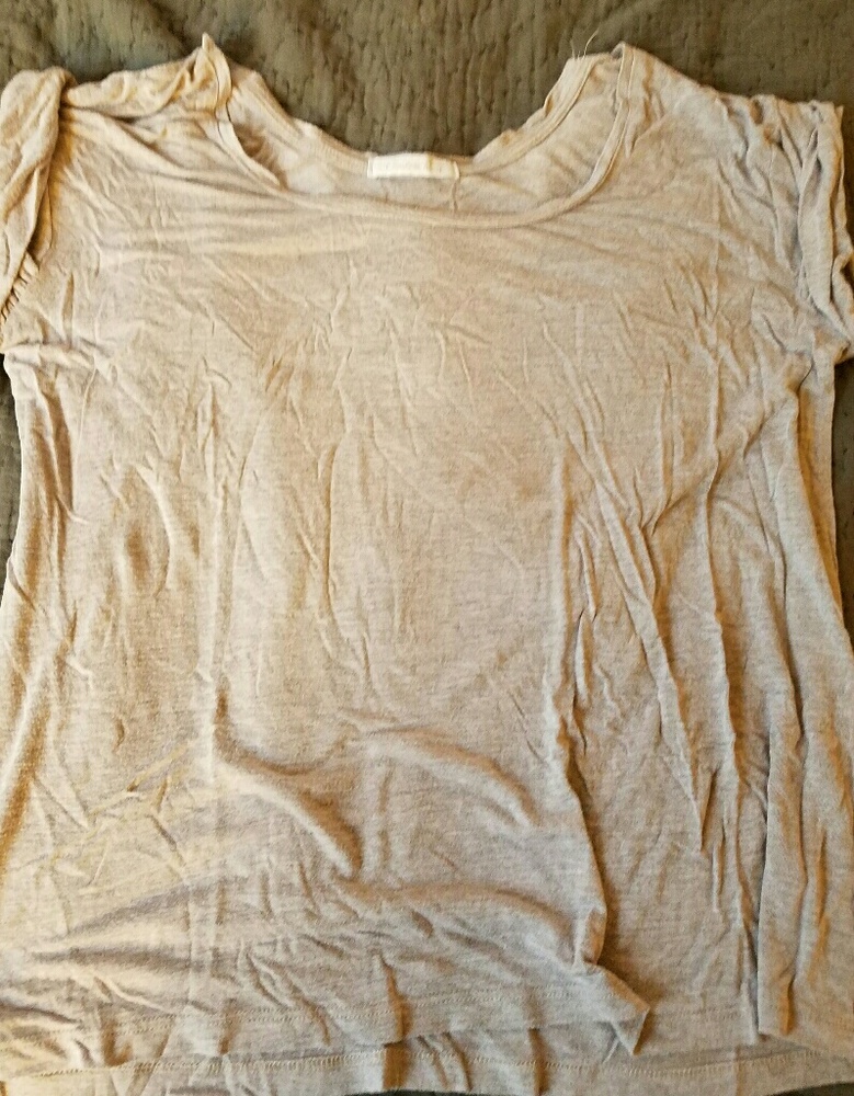 Cropped Sleeve Tee