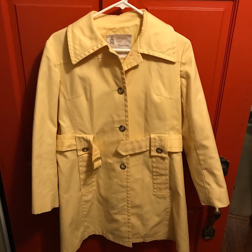 Vintage 60's or 70's Canvas London Fog Trench
