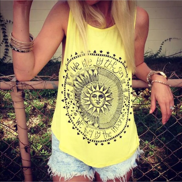 Tops - NWT Super Cute Hippy Boho Chic Racer Tank Top!!