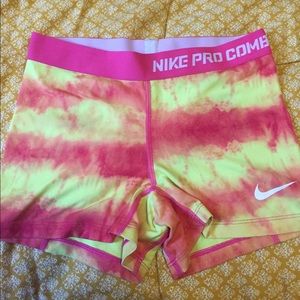 Tie Dye Nike Pro Spandex