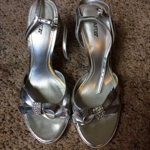 Silver heels