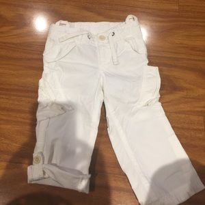 Roll up cotton pants