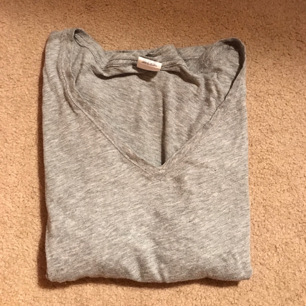 Victoria's Secret Grey Long Sleeve Tee