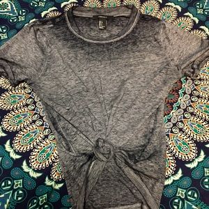 Rugged Tie Front Tee Rugged Tie Front Tee