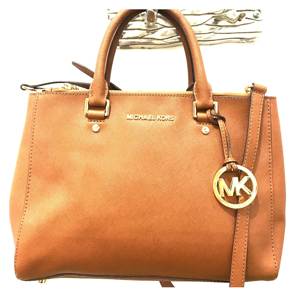 MICHAEL Michael Kors Saffiano Satchel