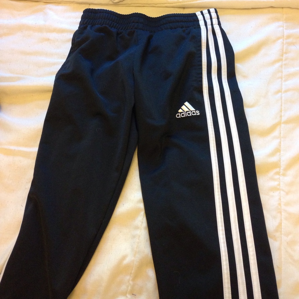 Adidas black joggers