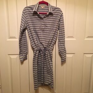 Gap striped cotton shirt dress Gap striped cotton shirt dress