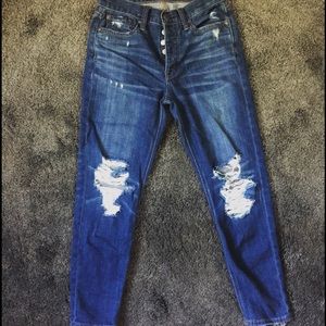 American Eagle Distressed Dark Wash Jeans