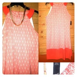 Tangerine Kaleidoscope Dress