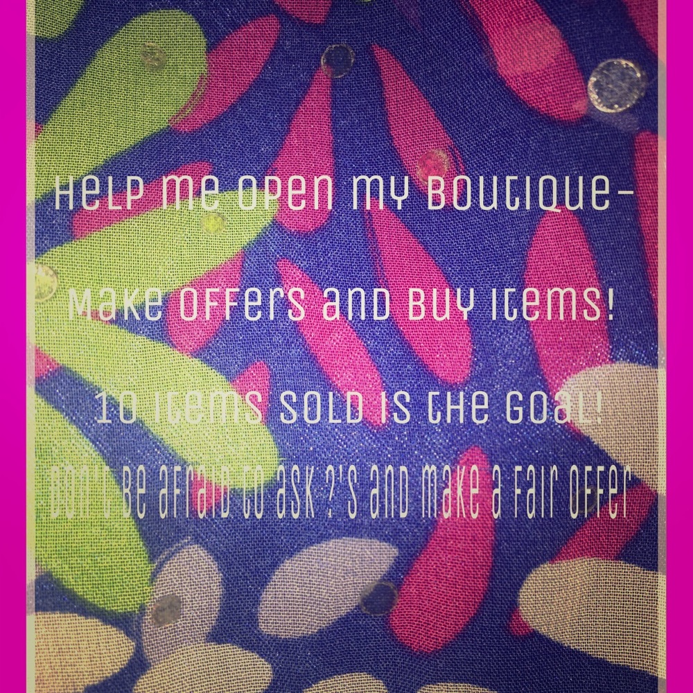 Offers accepted- Don't hesitate to ask questions!