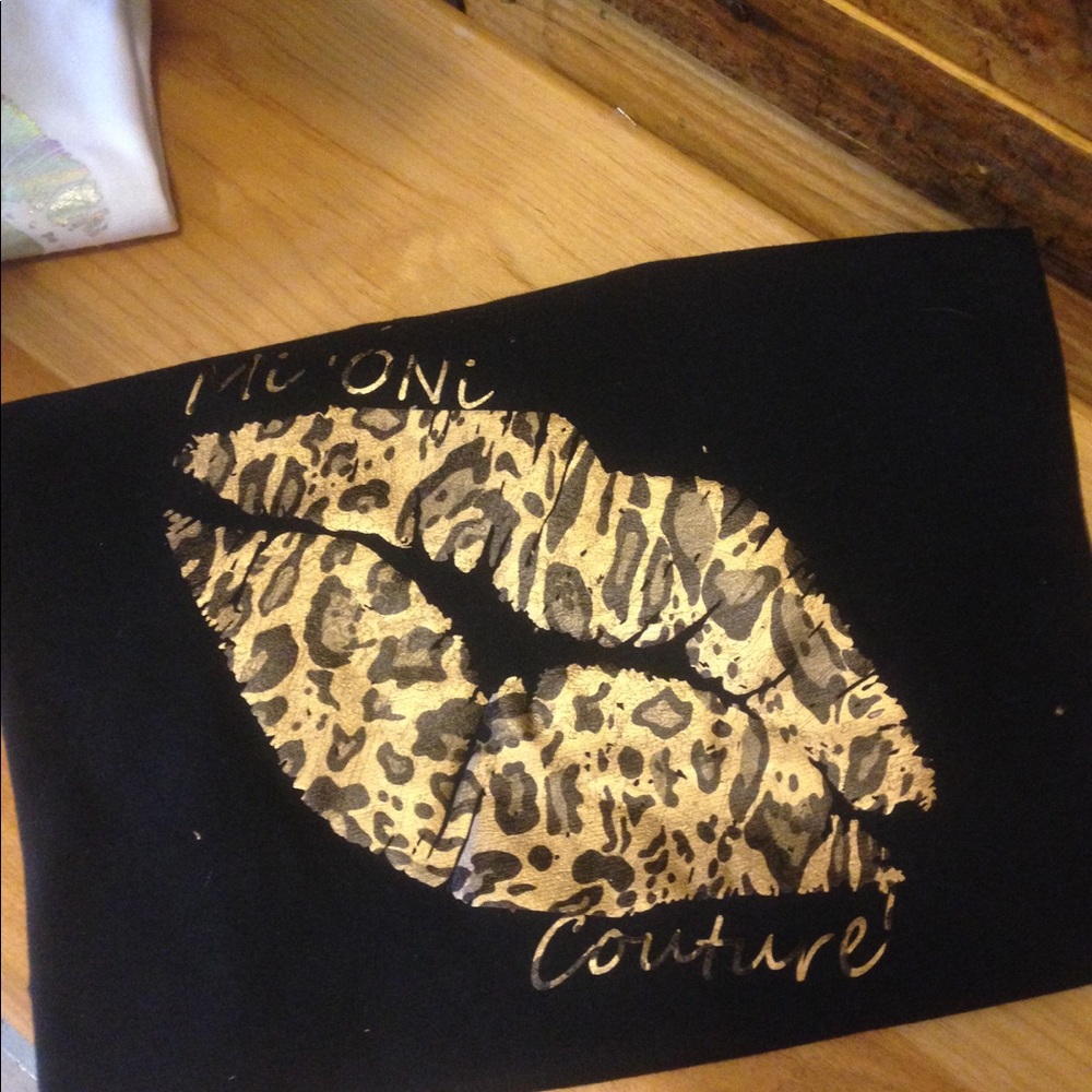 Leopard print tee