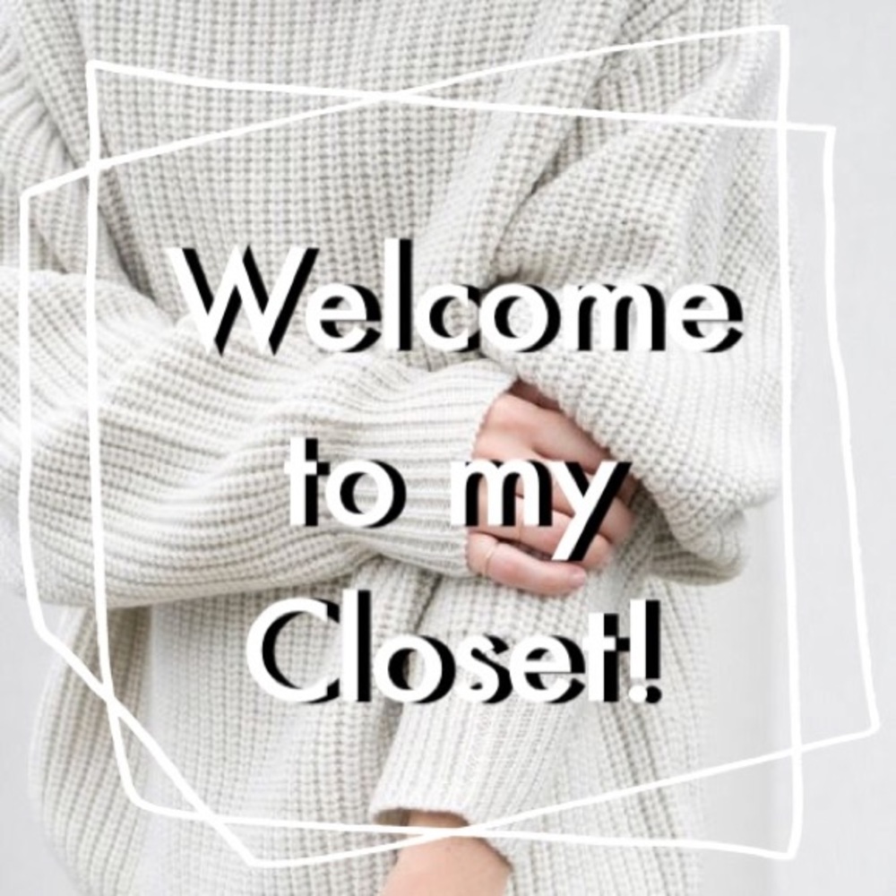 Welcome to my closet!