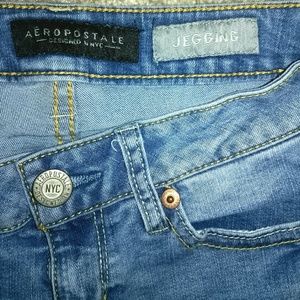Aeropostale Light Wash Jeggings Size 0