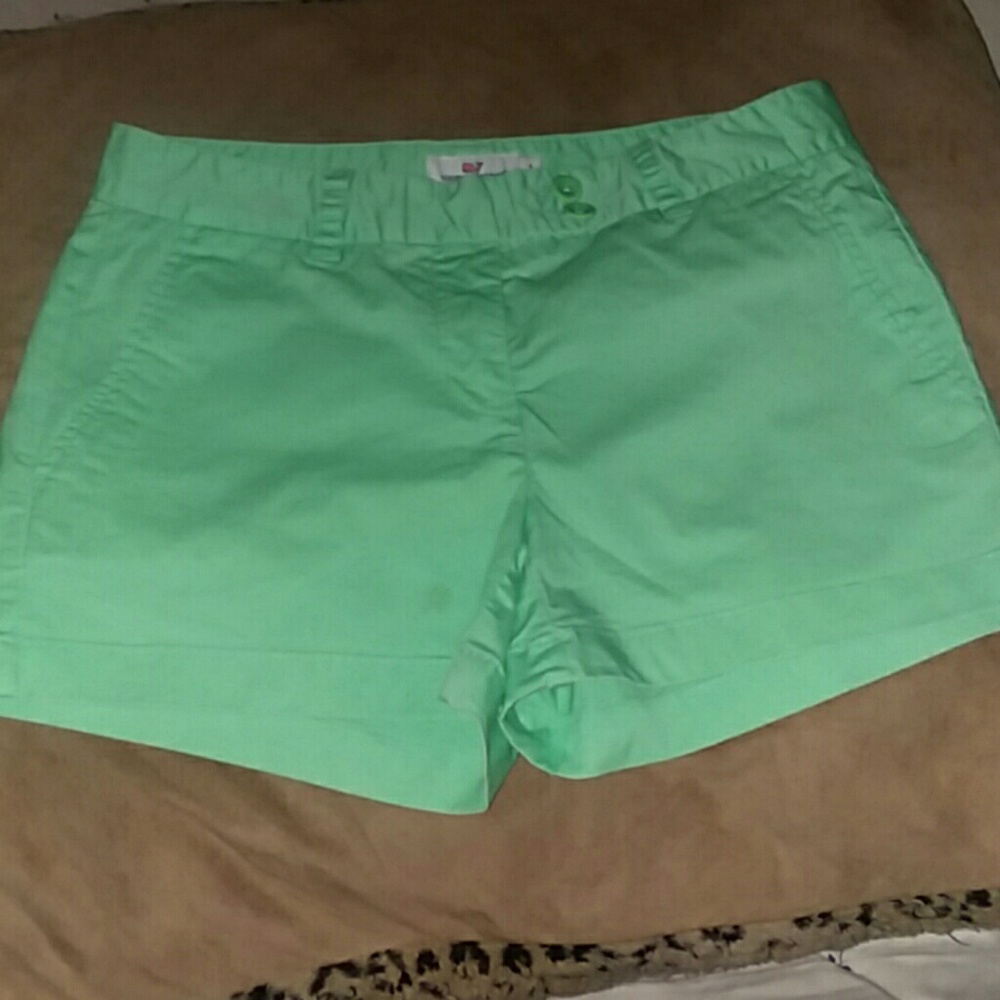 VINEYARD VINES WOMEN'S SHORTS MINT COLOR