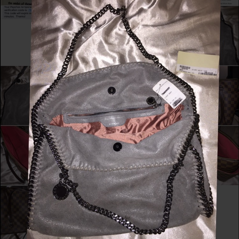 Stella McCartney Light Grey Falabella Big Tote