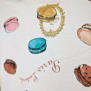 LADUREE French Paris Tasty Pastry Macaron Tshirt