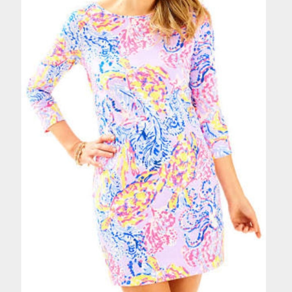 Lilly Pulitzer Marlowe Dress Lilac Verbena