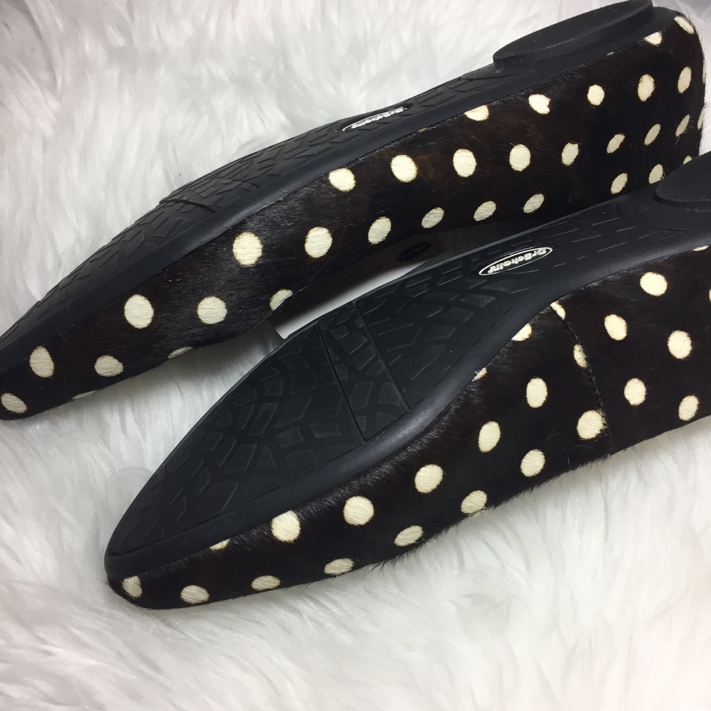 ❌SOLD❌ Dr Scholls Really Black White Dot Flats New - Picture 6 of 8