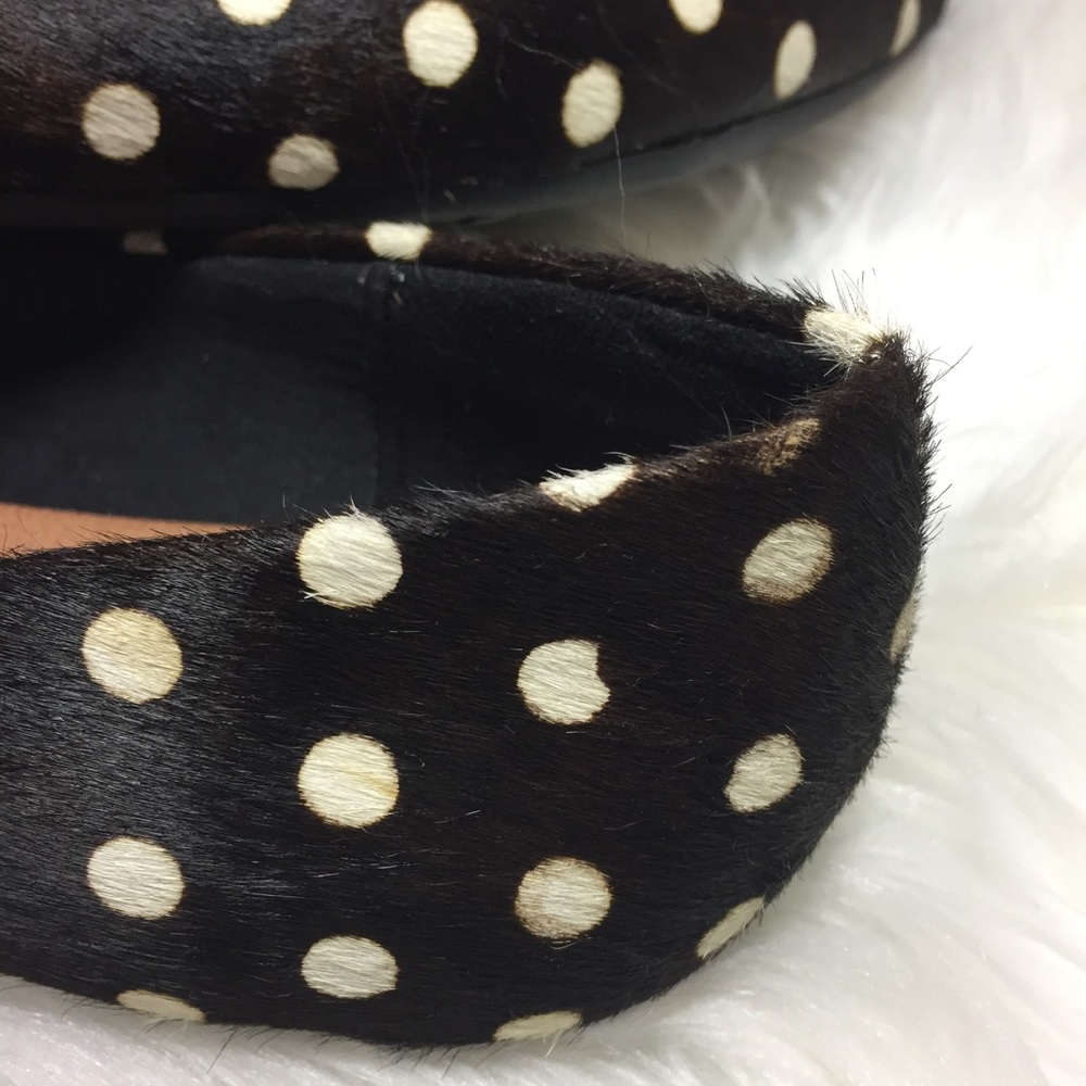 ❌SOLD❌ Dr Scholls Really Black White Dot Flats New - Picture 7 of 8