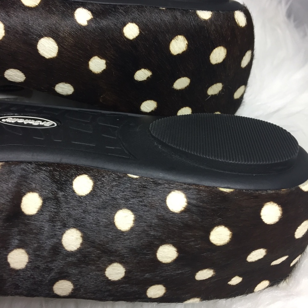 ❌SOLD❌ Dr Scholls Really Black White Dot Flats New - Picture 8 of 8