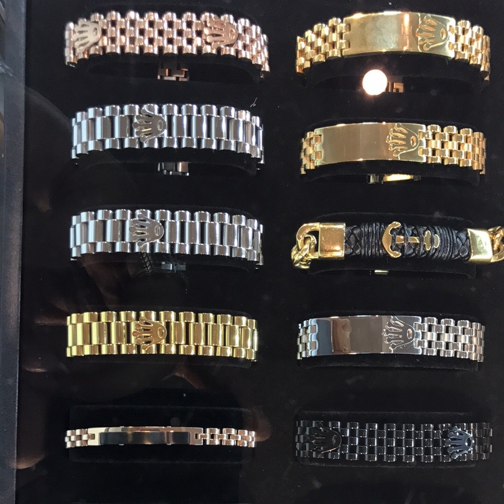 Swiss steel luxury bracelets