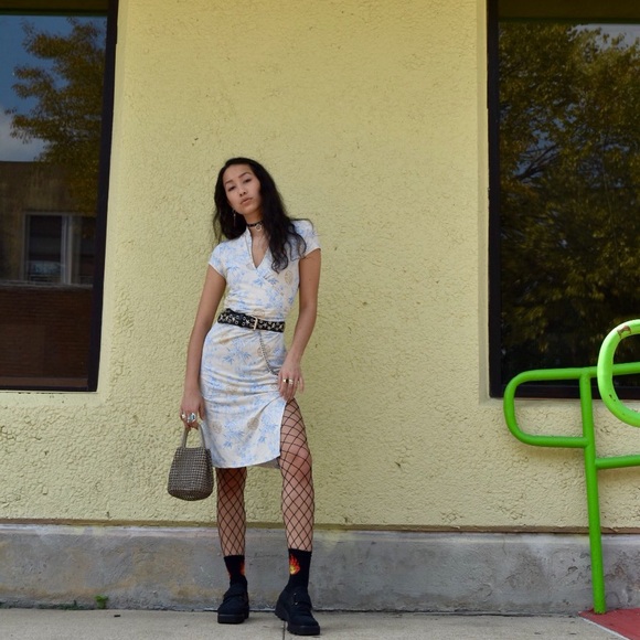 Vintage Dresses - 🍒 90's DEADSTOCK Cherryblossom Dress Vintage Dresses - 🍒 90's DEADSTOCK Cherryblossom Dress