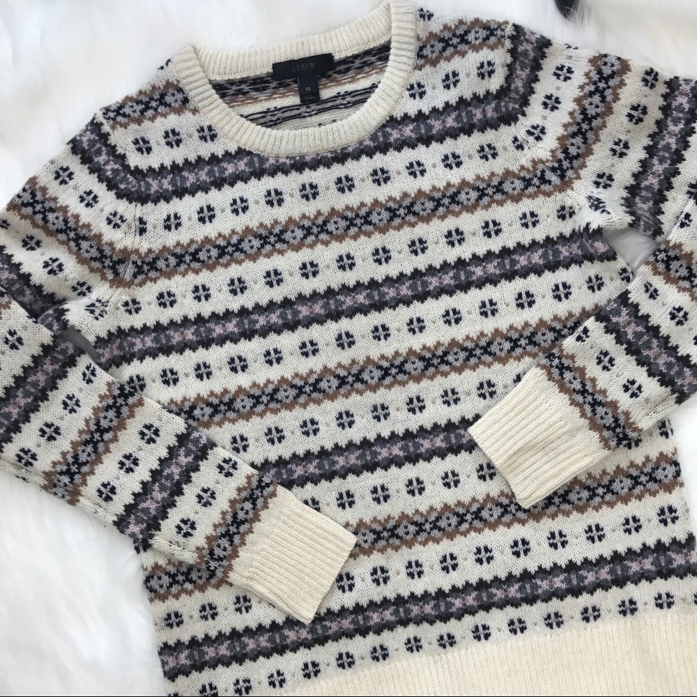 J.crew fair isle crewneck sweater - Picture 3 of 7
