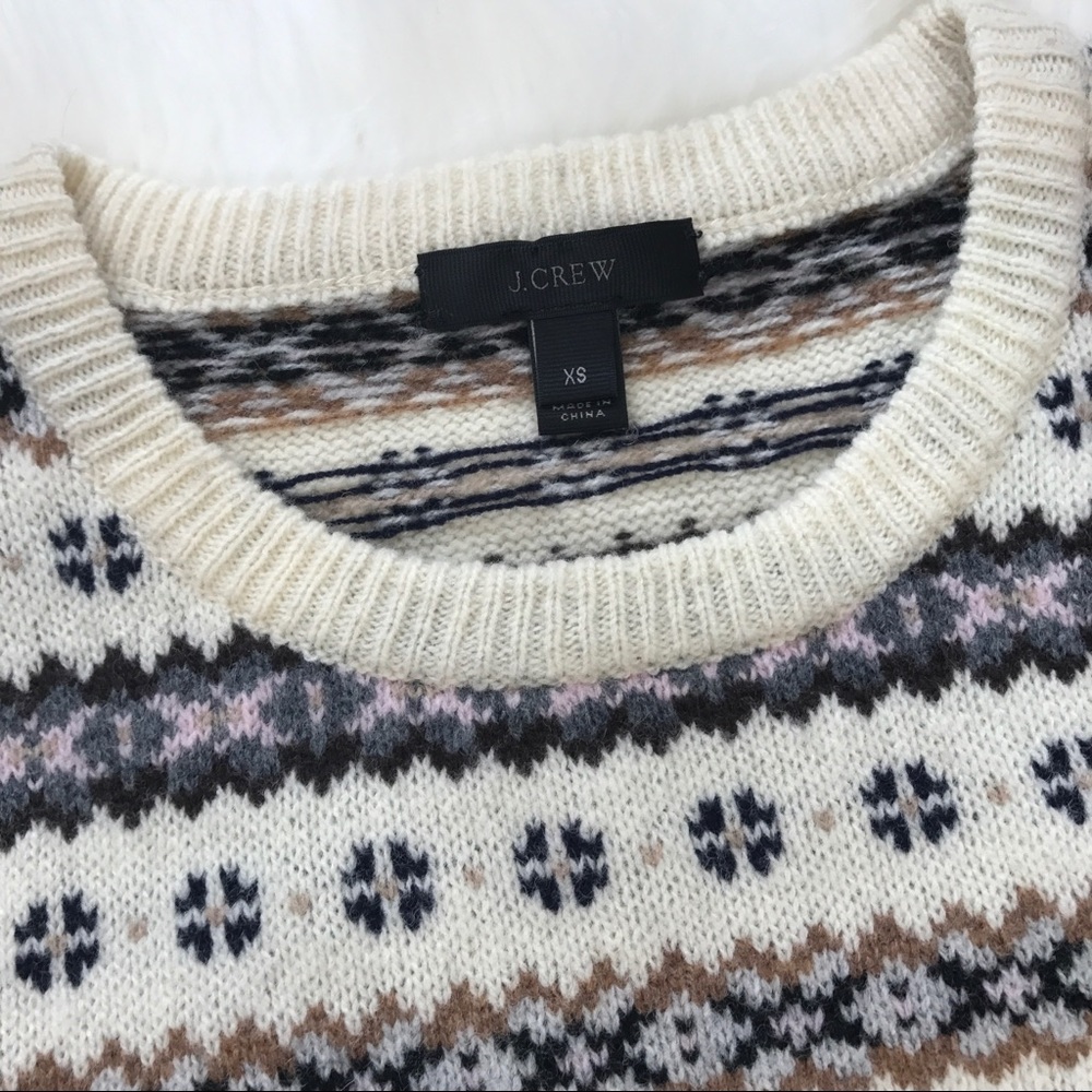 J.crew fair isle crewneck sweater - Picture 5 of 7