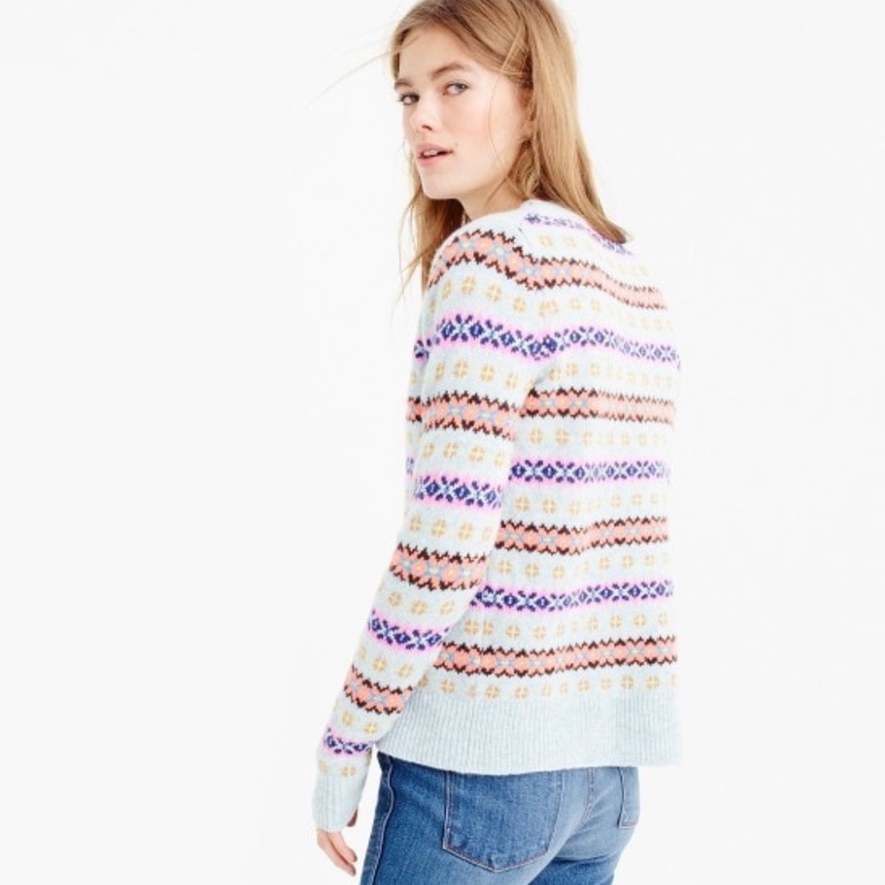 J.crew fair isle crewneck sweater - Picture 7 of 7