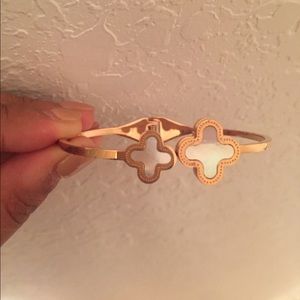 Clover rose gold bracelet