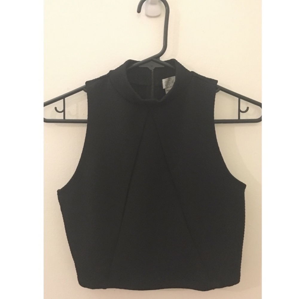 Black Crop Top Size Medium