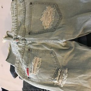 Free people light wash jeans size 24 flare Free people light wash jeans size 24 flare