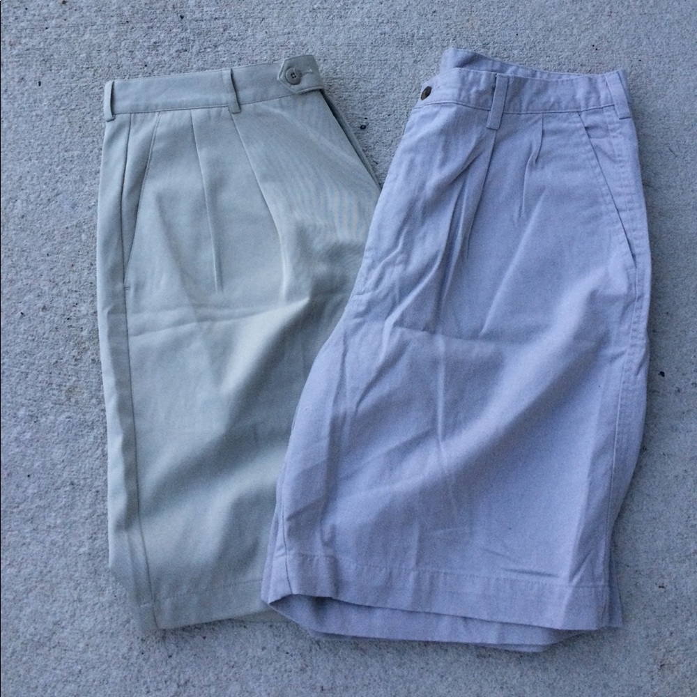 Men's bundle Haggar pleated shorts