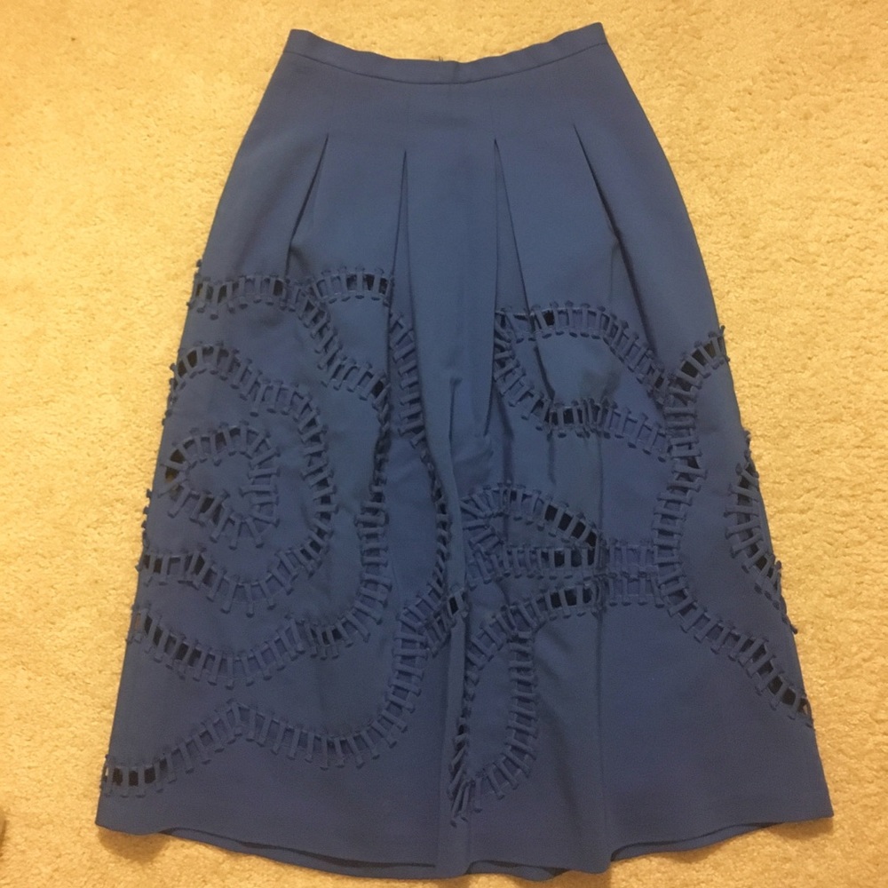 Embellished midi skirt