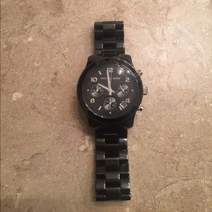 Black michael kors watch