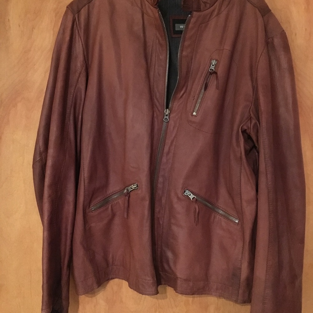Men's leather jacket