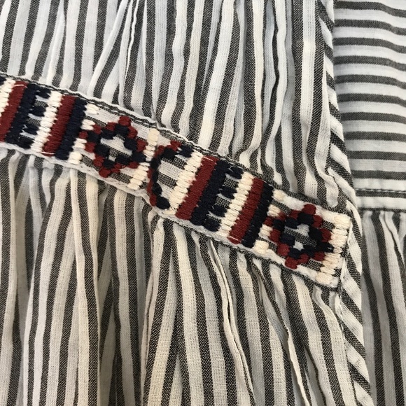 J.crew contrasts embroidered stripped tunic - Picture 4 of 7