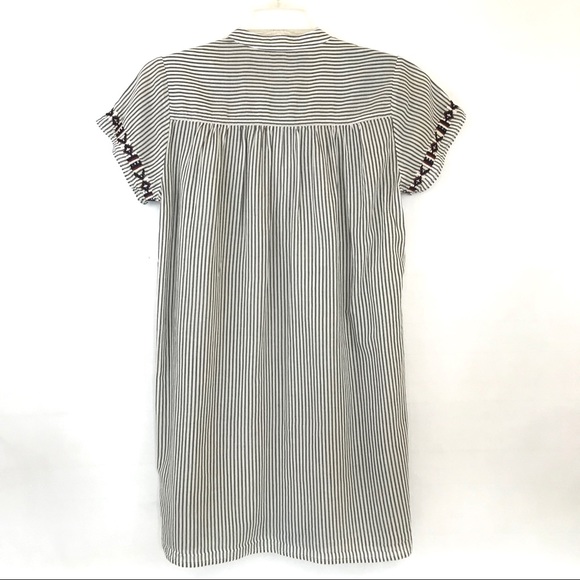 J.crew contrasts embroidered stripped tunic - Picture 2 of 7