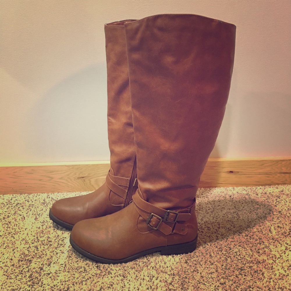 Cognac Riding Boots
