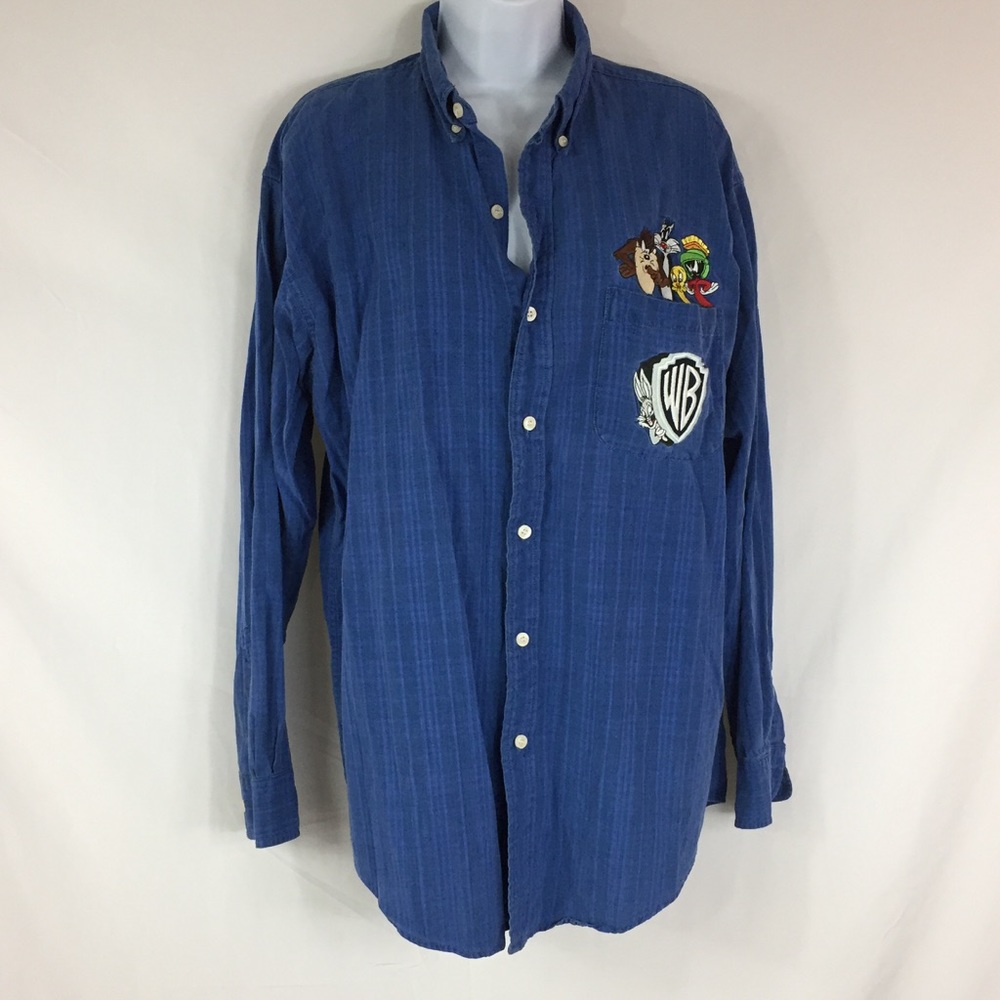 Warner Brothers Men’s Patch Shirt Size M