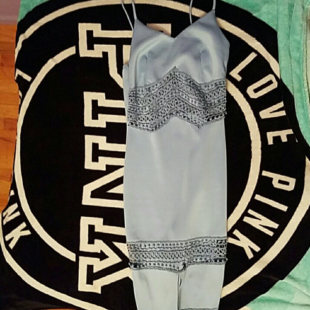 Charlotte Russe Baby Blue Mini Pencil Dress